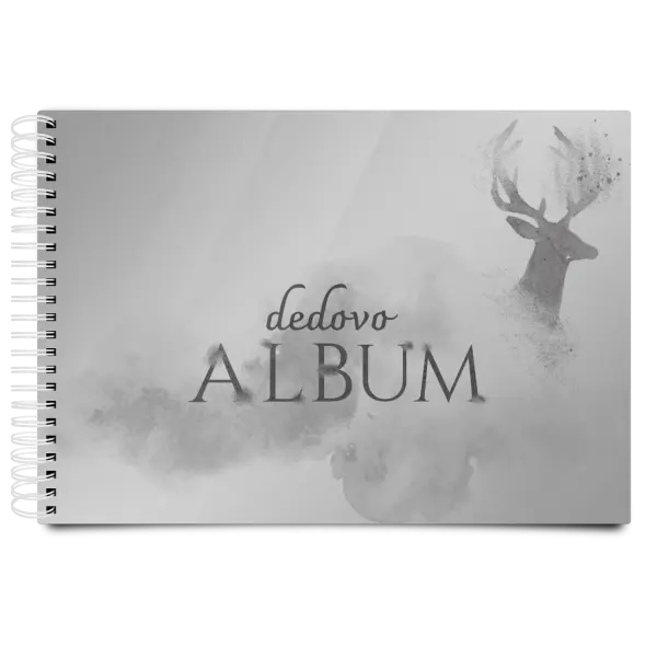 Plexi album s krúžkovou väzbou Jeleň s menom