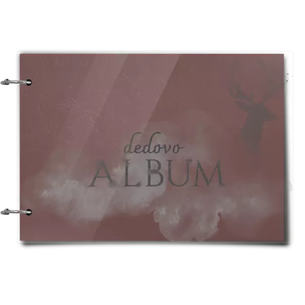 Plexi album sa sponami Jeleň s menom