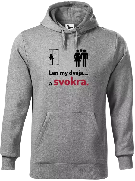 Pánska mikina Len my dvaja a svokra