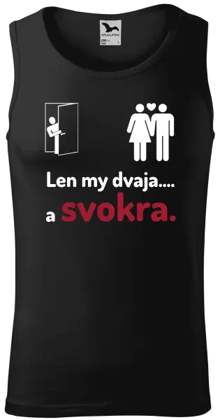Pánske tielko Len my dvaja a svokra