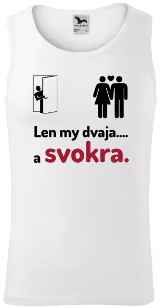 Pánske tielko Len my dvaja a svokra