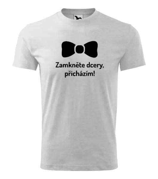 Dětské tričko Zamkněte dcery, přicházím