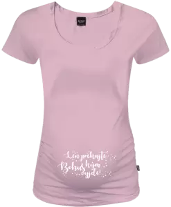 Tehotenské tričko Len počkajte, kým vyleze s vlastním menom 