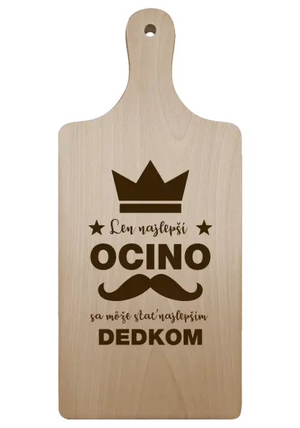 Doštička Len najlepší ocino sa môže stať najlepším dedkom