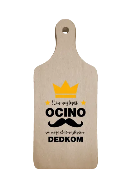 Doštička Len najlepší ocino sa môže stať najlepším dedkom