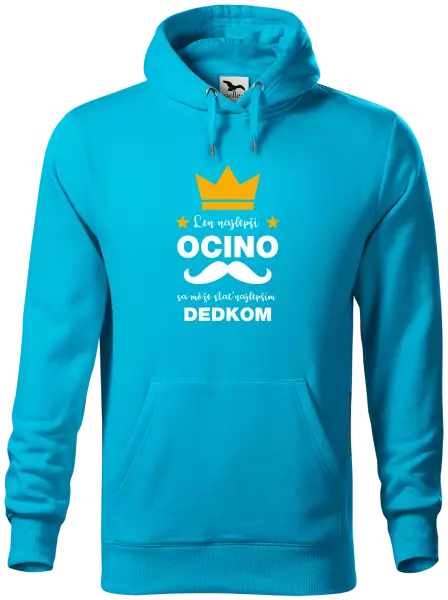Pánska mikina Len najlepší ocino sa môže stať najlepším dedkom
