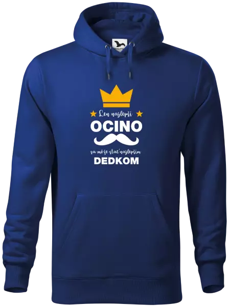 Pánska mikina Len najlepší ocino sa môže stať najlepším dedkom