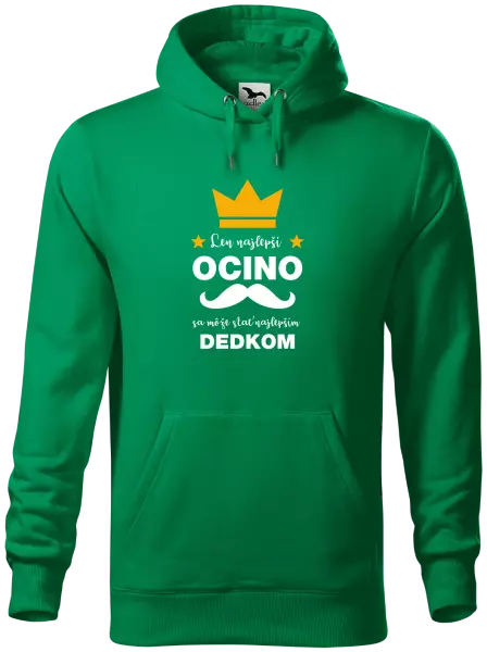 Pánska mikina Len najlepší ocino sa môže stať najlepším dedkom