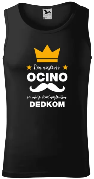 Pánske tielko Len najlepší ocino sa môže stať najlepším dedkom