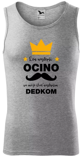 Pánske tielko Len najlepší ocino sa môže stať najlepším dedkom