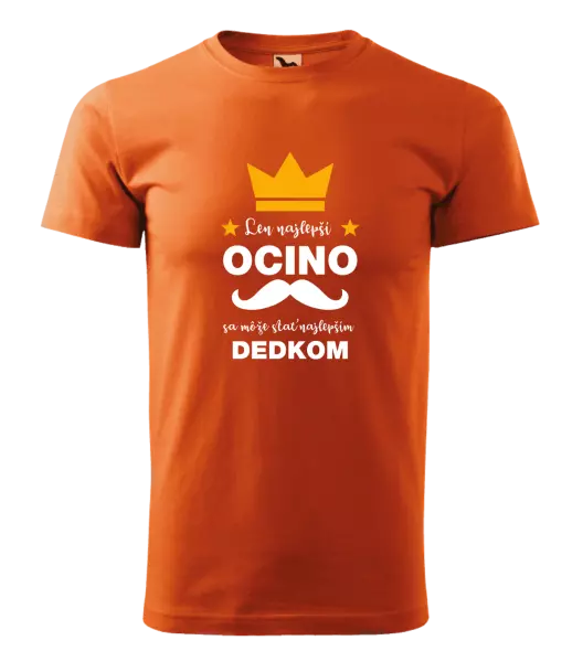 Pánske tričko Len najlepší ocino sa môže stať najlepším dedkom