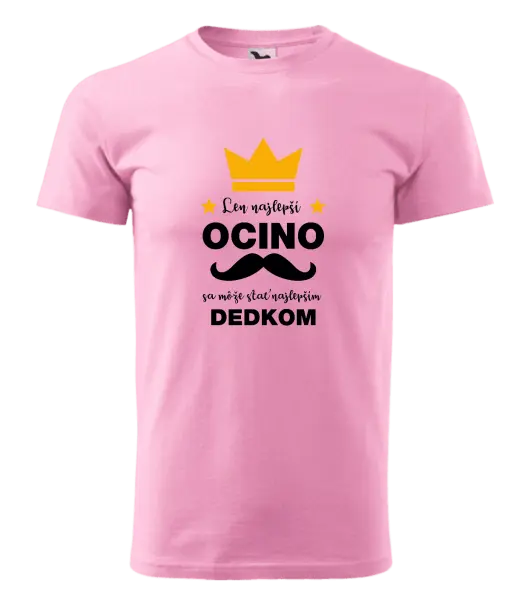Pánske tričko Len najlepší ocino sa môže stať najlepším dedkom