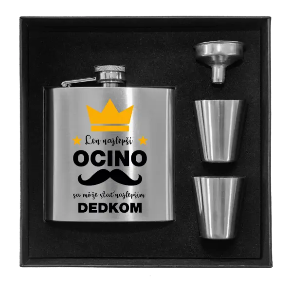 Ploskačka v krabičke Len najlepší ocino sa môže stať najlepším dedkom