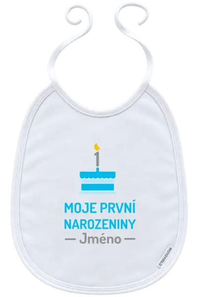 Dětský bryndák Moje první narozeniny se jménem
