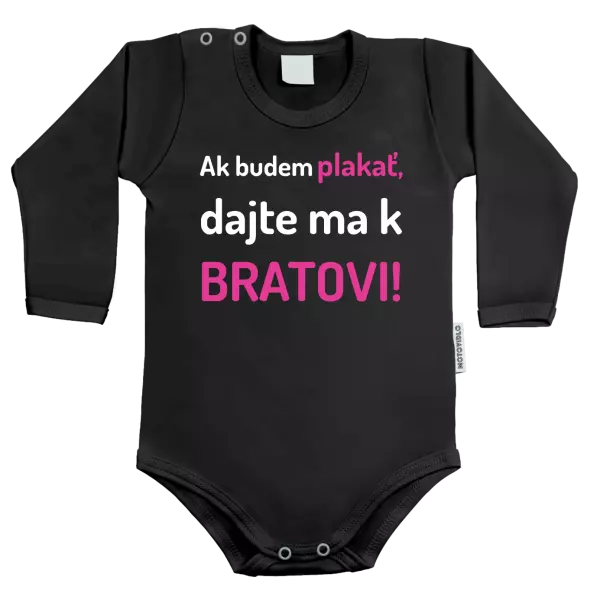 Detské body Ak budem plakať, dajte ma k bratovi