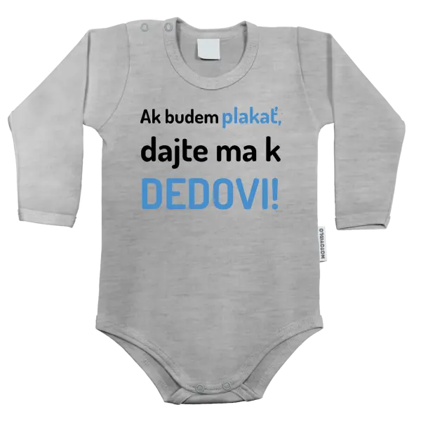 Detské body Ak budem plakať, dajte ma k dedovi