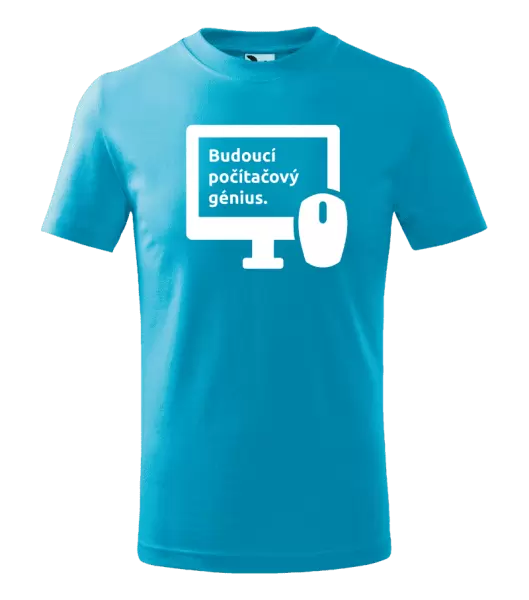 Dětské tričko Budoucí počítačový génius