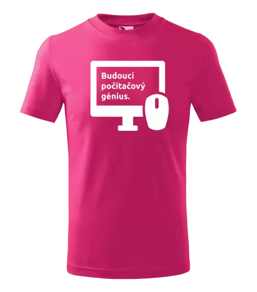 Dětské tričko Budoucí počítačový génius