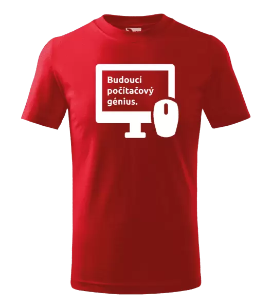 Dětské tričko Budoucí počítačový génius
