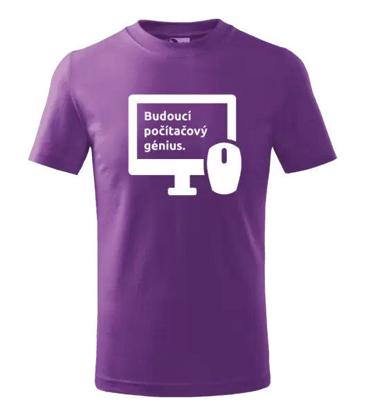 Dětské tričko Budoucí počítačový génius