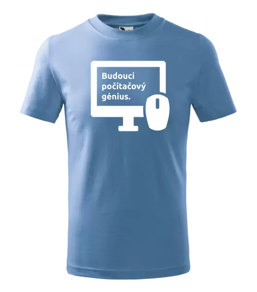 Dětské tričko Budoucí počítačový génius