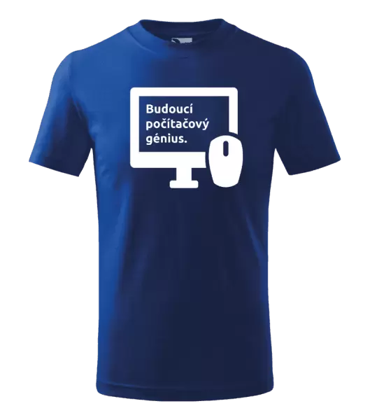 Dětské tričko Budoucí počítačový génius