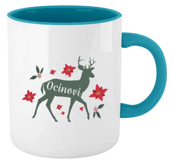  Jeleň s kvetinami - otec