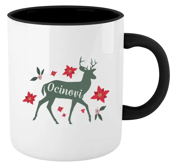  Jeleň s kvetinami - otec