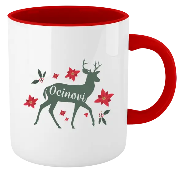  Jeleň s kvetinami - otec