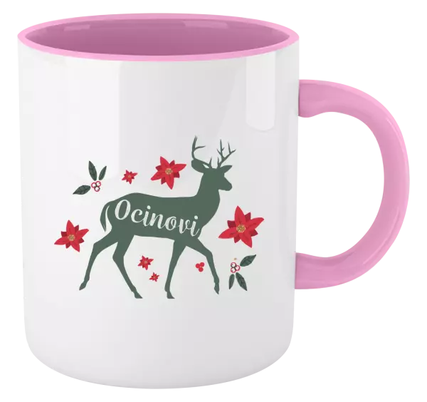  Jeleň s kvetinami - otec