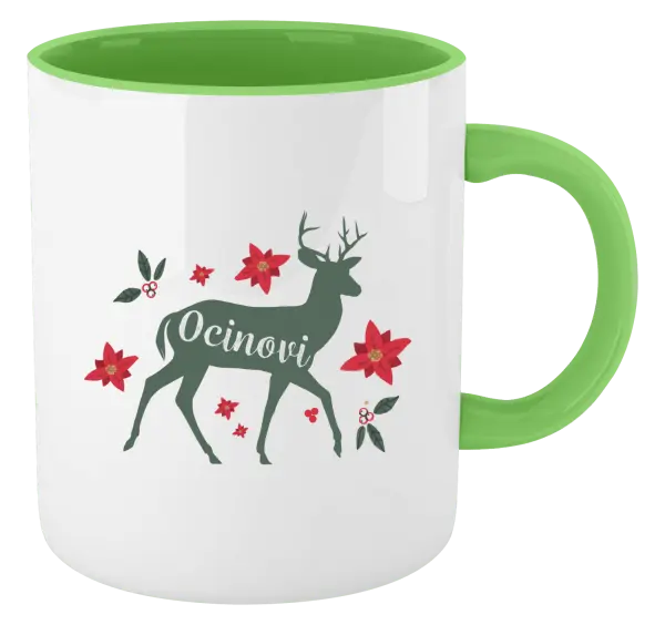  Jeleň s kvetinami - otec