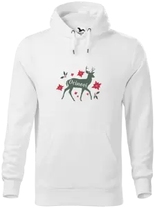 Pánska mikina Jeleň s kvetinami - otec