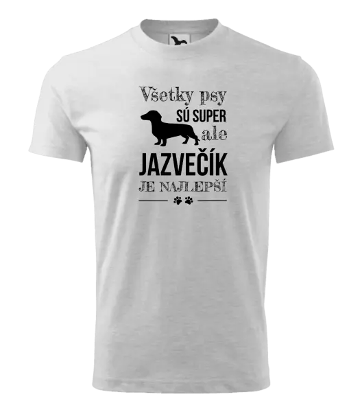 Detské tričko Jazvečík je najlepší