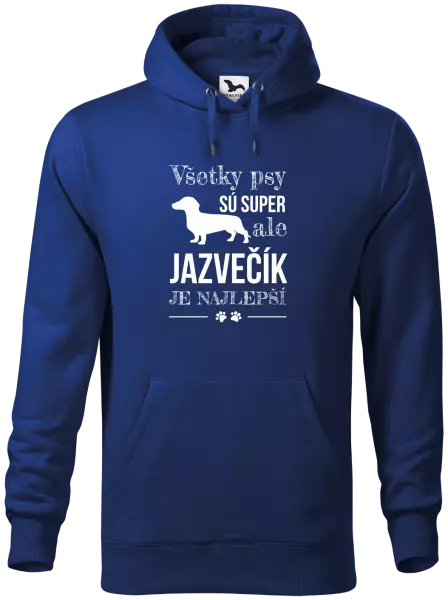Pánska mikina Jazvečík je najlepší