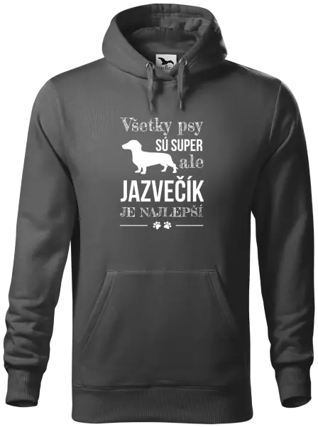 Pánska mikina Jazvečík je najlepší