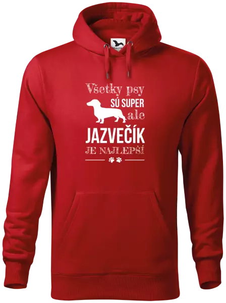 Pánska mikina Jazvečík je najlepší