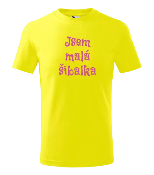 Dětské tričko Jsem malá šibalka