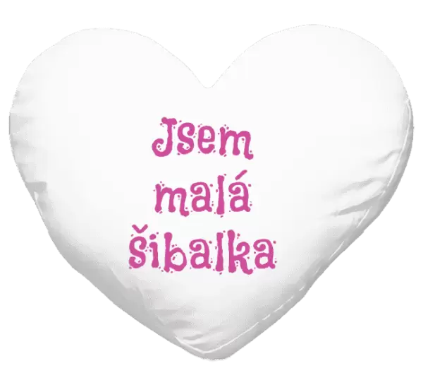 Polštář Jsem malá šibalka