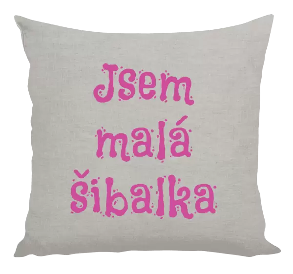 Polštář Jsem malá šibalka