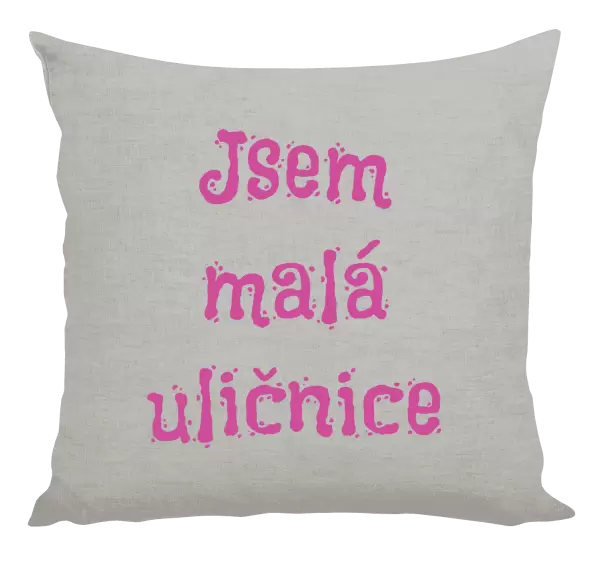 Polštář Jsem malá uličnice