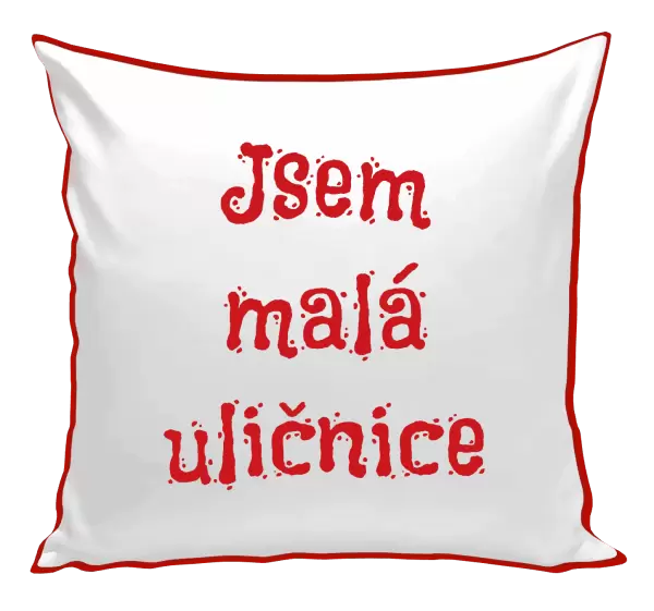 Polštář Jsem malá uličnice