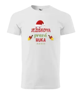 Pánske vianočné tričko Ježiškova pravá ruka