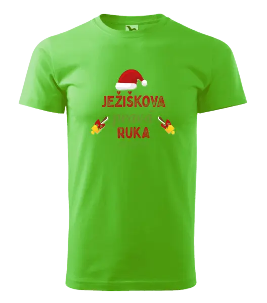 Pánske vianočné tričko Ježiškova pravá ruka