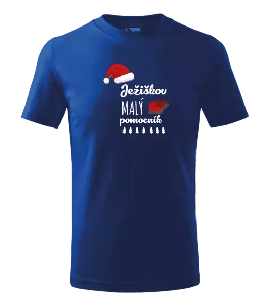 Detské vianočné tričko Ježiškov malý pomocník