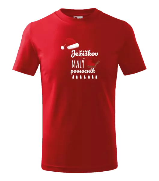 Detské vianočné tričko Ježiškov malý pomocník