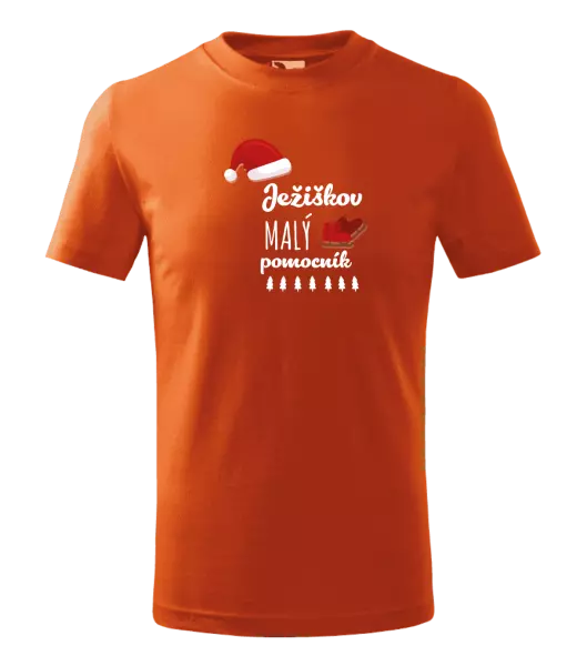 Detské vianočné tričko Ježiškov malý pomocník