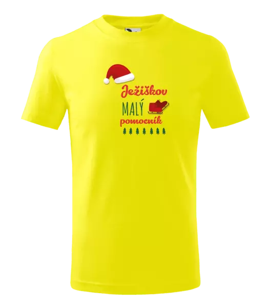 Detské vianočné tričko Ježiškov malý pomocník