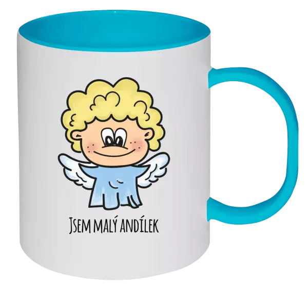 Plastový hrnek Jsem malý andílek