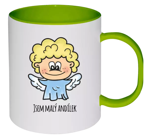 Plastový hrnek Jsem malý andílek