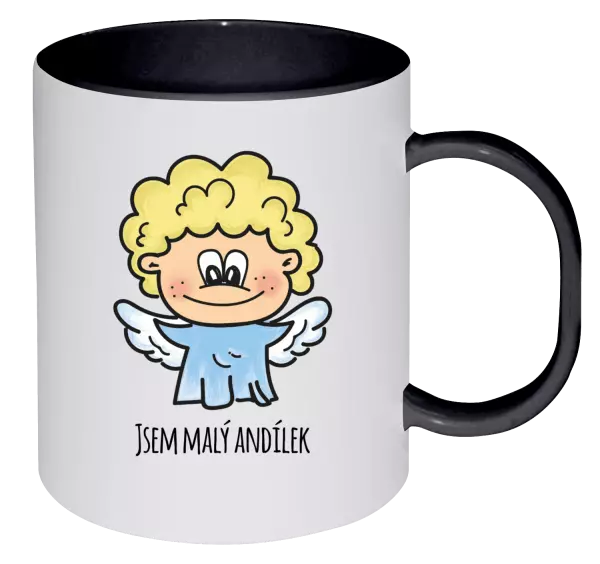 Plastový hrnek Jsem malý andílek